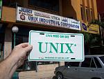 AT&T Unix license plate Cebu PH 12/1/2009