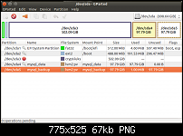 I need help setting up LVM snapshots on Ubuntu 16.04-gparted_screenshotpng