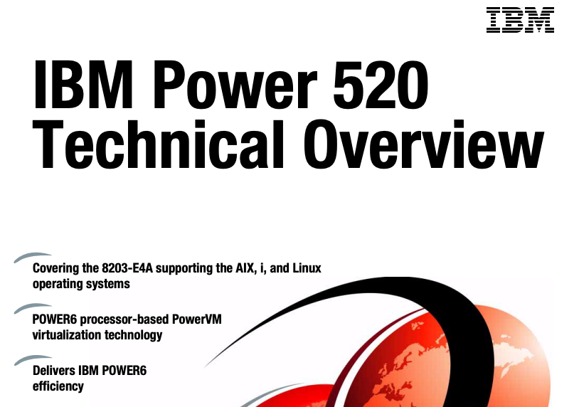 IBM Power 520 Technical Overview - IBM Redbooks