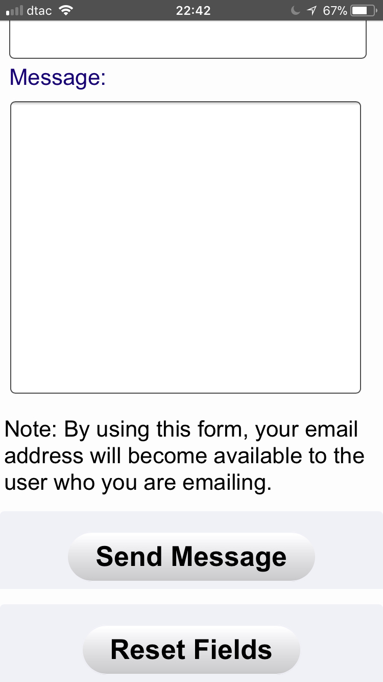 Mobile Prototype Email Member Page 2