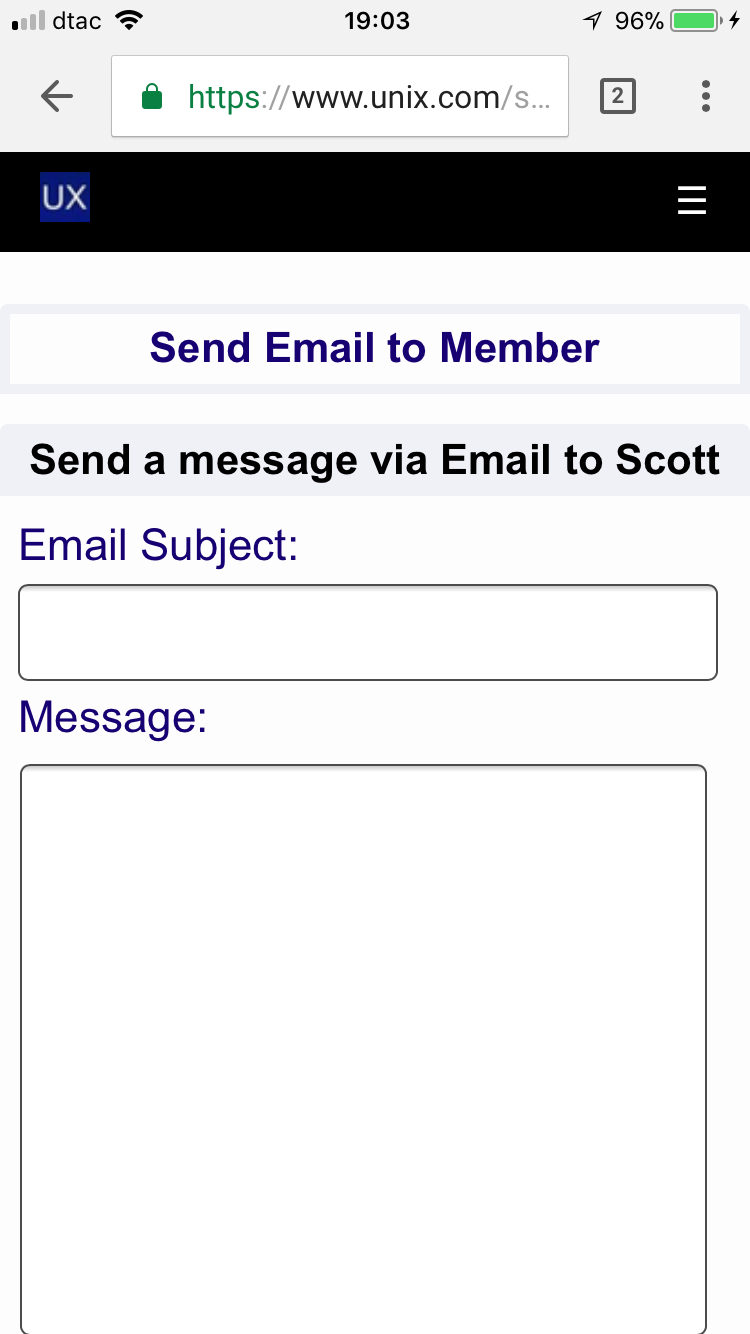 Mobile Prototype Send Email 1