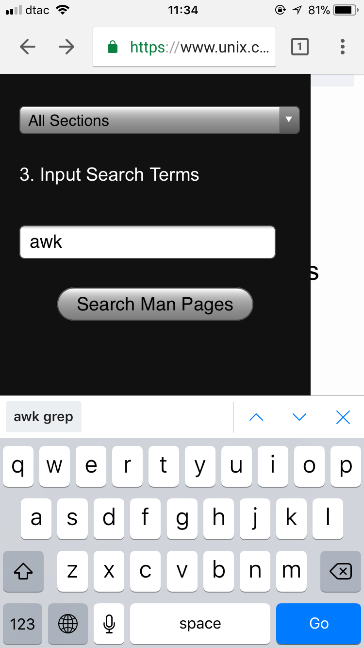 Mobile Prototype Search Bar 2